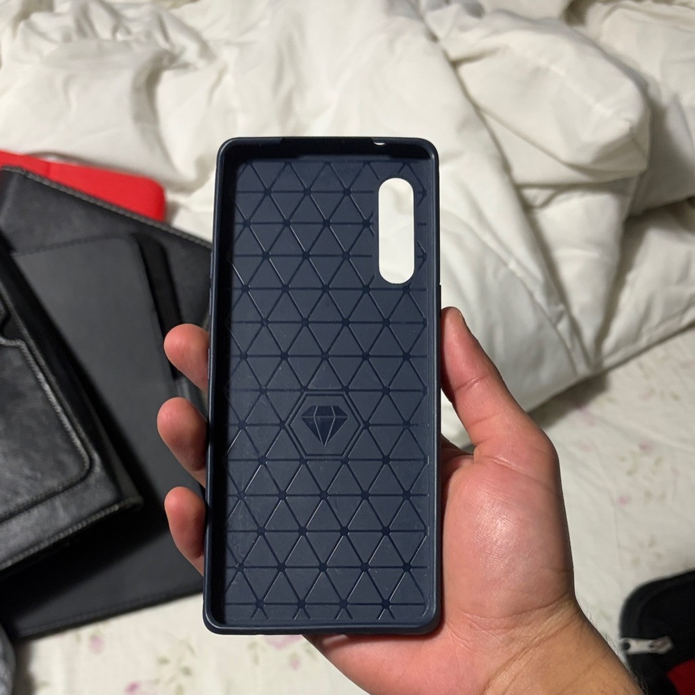 Slim Protective Phone Case – Dark Blue – Shockproof – Good Condition